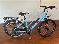 Light Eunorau blue e-torque Ebike