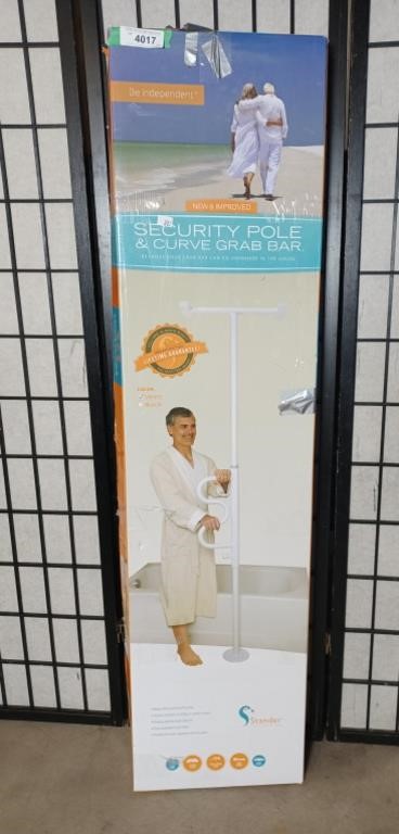 Security Pole & Curve Grab Bar