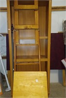 Book shelf, 7 Step Ladder, Folding wood