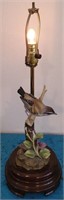 V - TABLE LAMP W/ BIRD FIGURAL BASE & SHADE (K75)