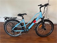 Light Eunorau blue e-torque Ebike