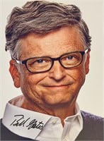 Autograph COA Bill Gates Photo