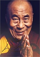 Autograph COA Dalai Lama Photo