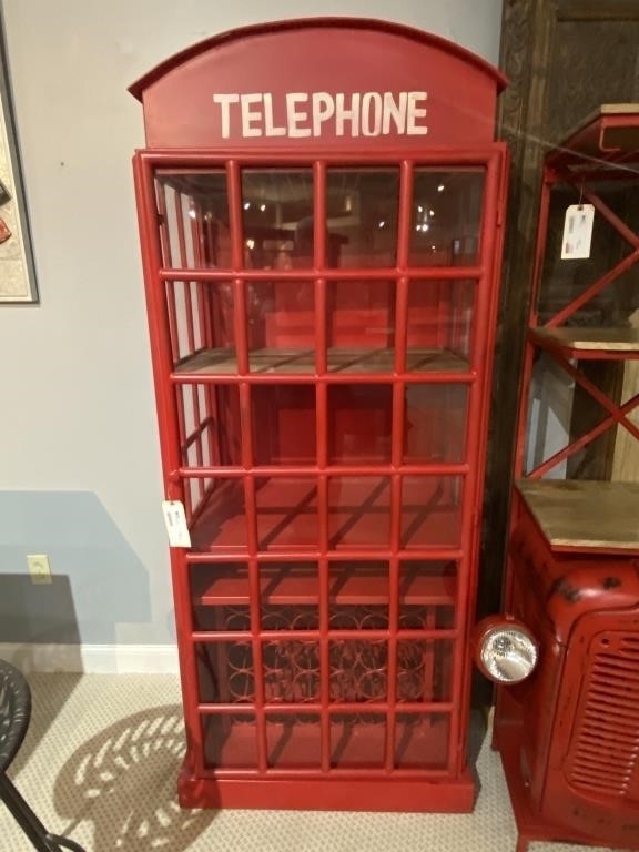Telephone Box Car Cart