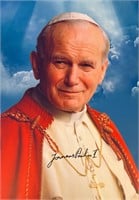 Autograph COA Pope John Paul II Photo