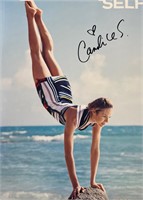 Autograph COA Candice Swanepoel Photo