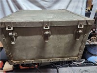 Vintage Metal Green Box