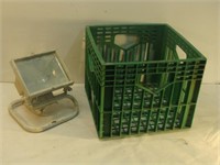 Green Crate and Working Halogen Lights
