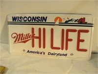 MILLER Hi Life License Plate