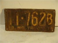1939 License Plate