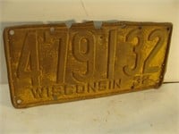 1932 License Plate