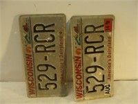 Pair License Plates