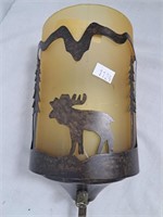 47" Tall Wall Mount Forest Scene Lamp
