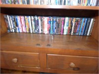 SHELF OF DVD MOVIES