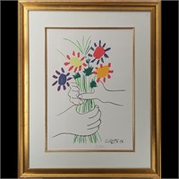 Hand Signed Pablo Picasso (After) Lithograph "Le B