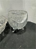 CRYSTAL BOWL AND CUT GLASS BOWL