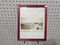 Framed Picture Of Taos 9"L x 11"H