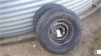 2- 8 bolt LT265/75R16 truck tires