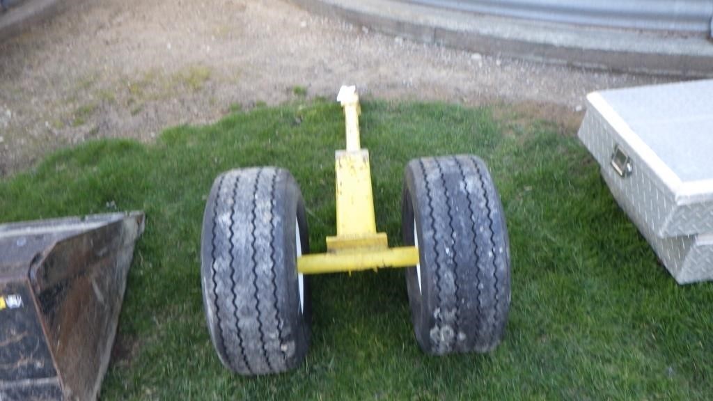 1- 2 wheeled cart yellow