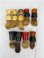 Lot Of 9 Vintage & Antique Shaving Brushes