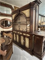 Wood Chest with Hutch