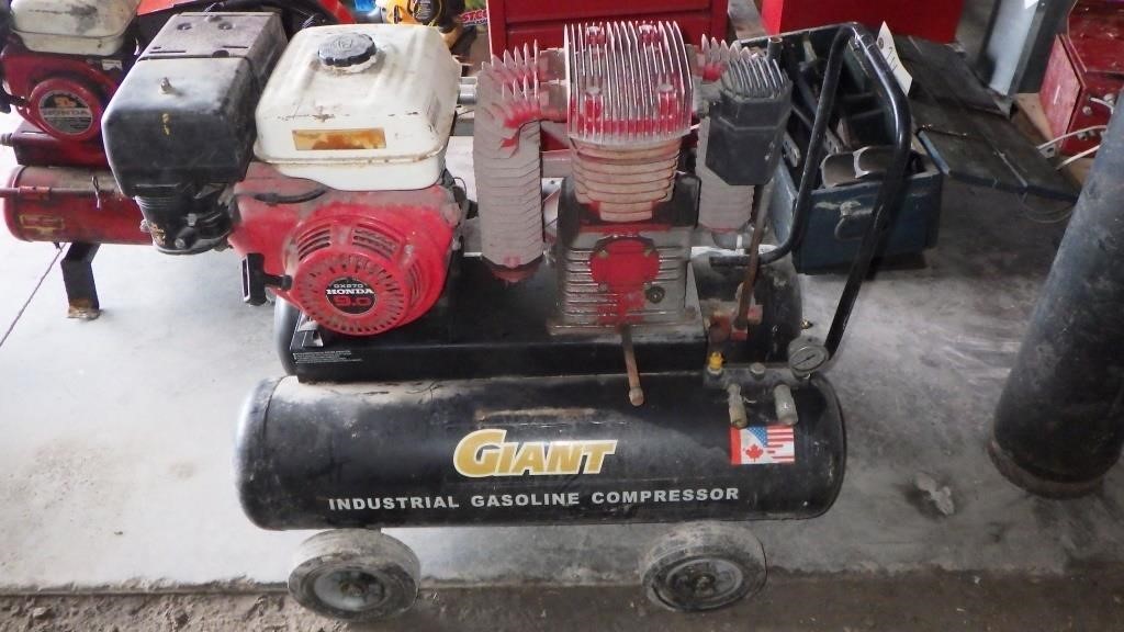 gas powered air compressor