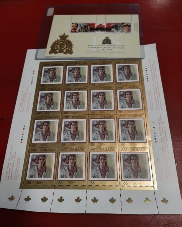 Stamp collection! 88 Art Canada and Royal