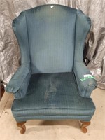 Blue accent chair