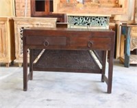 Wooden Two Drawer Desk