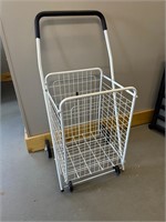 Wire Cart on Wheels