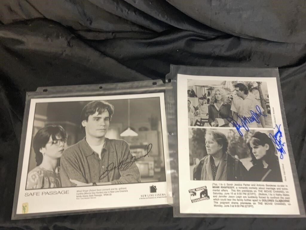 CELEBRITY PHOTOS / 2 SIGNED