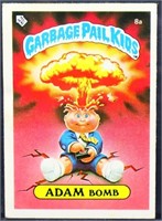 1985 Garbage Pail Kids 8A Adam Bomb card