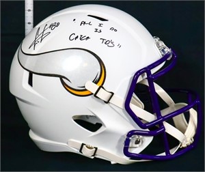 Autograph Chris Carter full size helmet w/ COA