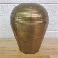 Vintage Ribbed Beehive Vase