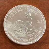 2023 KRUGERRAND 1 OZ .999 FINE SILVER COIN