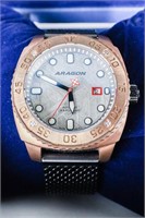 Aragon Parma 2 Bronze 2824 - 45mm Meteorite Dial