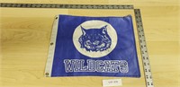 Central Wildcats Blue and White Mini Flag