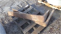 Heavy Duty Pallet forks approx 4'