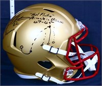 Autograph Doug Flutie full size helmet w/ COA