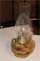 Vintage Oil Lamp 13.5H