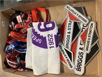 RACING ITEMS-PATCHES, LANYARDS