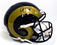 Autograph Marshall Faulk full size helmet w/ COA