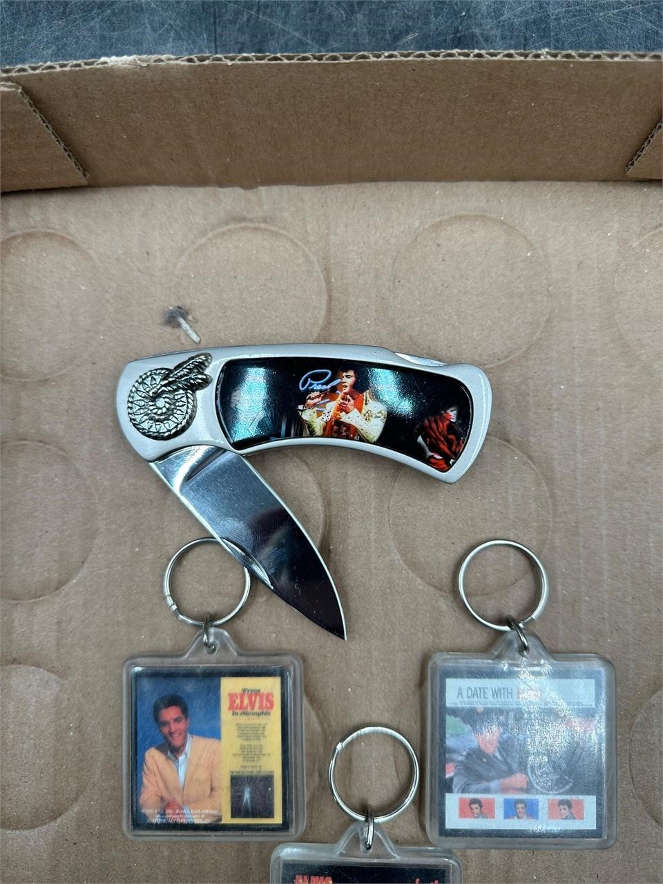 Elvis Memorabilia Knife & Keys Chains