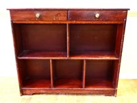 Vintage 2 drawer bookcase, see photos