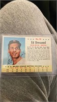 1963 Post Baseball Card Ed Bressoud-Boston Red Sox