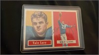 1957 Topps YALE LARY Signed Autographed Card