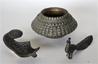 Byzantine Style Metal Miniatures & Candle Cup
