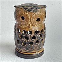 Small Ceramic Owl Luminary - Japan