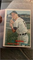 1957 TOPPS AL KALINE SHARP CORNERS NICE CARD