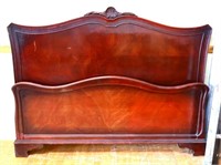 Vintage wood full size bed